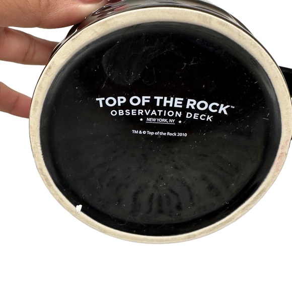 Top of the Rock NYC “Lunch Atop a Skyscraper” 16oz Coffee Mug Rockefeller Center - Picture 4 of 5